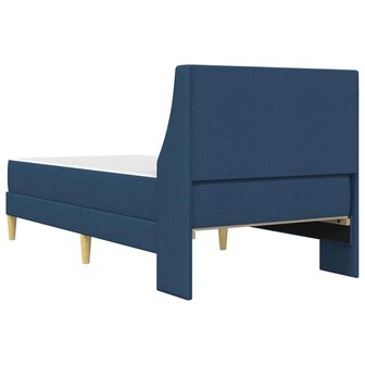 Bedframe met matras met hoofdeinde Blauw 80x 200 cm Polyester 8
