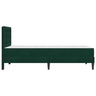 Bedframe met matras Donkergroen 80 x 200 cm Fluweel 7