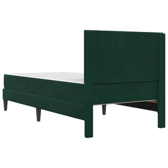 Bedframe met matras Donkergroen 80 x 200 cm Fluweel 8