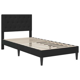 Bedframe met matras met hoofdeinde Zwart 80 x 200 cm Fluweel 4