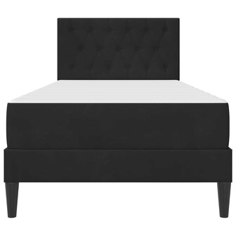 Bedframe met matras met hoofdeinde Zwart 90 x 190 cm Fluweel 6