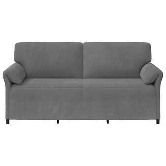 3-Zitsbank Donkergrijs 198 x 83 x 95 cm Fluweel 3