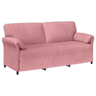 3-Zitsbank Roze 198 x 83 x 95 cm Fluweel 2