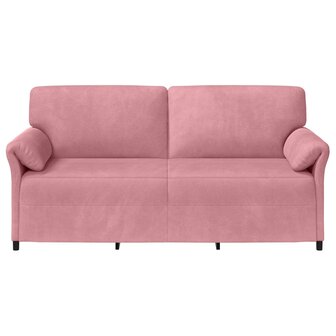 3-Zitsbank Roze 198 x 83 x 95 cm Fluweel 3