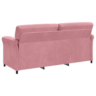 3-Zitsbank Roze 198 x 83 x 95 cm Fluweel 5