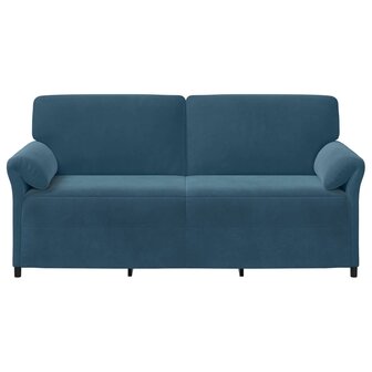3-Zitsbank Blauw 198 x 83 x 95 cm Fluweel 3