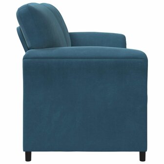 3-Zitsbank Blauw 198 x 83 x 95 cm Fluweel 4