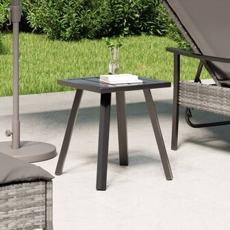 Tuintafel 34x34x38 cm staal antracietkleurig 1