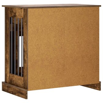 Hondenbench Meubel Gerookt eiken 80 x 47,5 x 80 cm Bewerkt hout 6