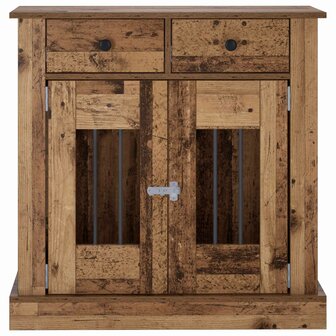 Hondenbench Meubel Oud hout 80 x 47,5 x 80 cm Bewerkt hout 4