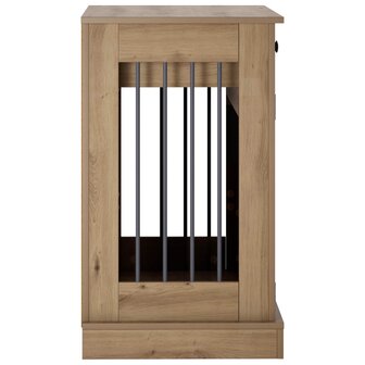 Hondenbench Meubel Artisanaal eiken 80 x 47,5 x 80 cm 5