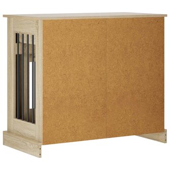 Hondenbench Meubel Sonoma Eiken 90 x 47,5 x 80 cm Bewerkt hout 6