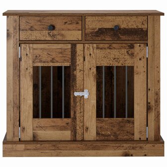 Hondenbench Meubel Oud hout 90 x 47,5 x 80 cm Bewerkt hout 4