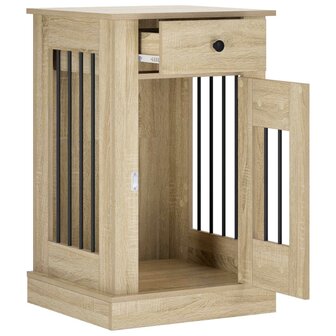 Hondenbench Meubel Sonoma Eiken 50 x 47,5 x 80 cm Bewerkt hout 3