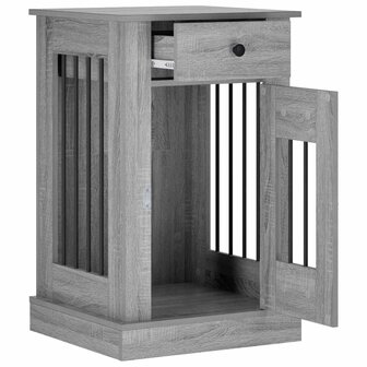Hondenbench Meubel Grijs Sonoma 50 x 47,5 x 80 cm Bewerkt hout 3