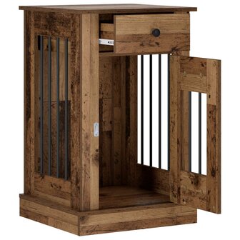 Hondenbench Meubel Oud hout 50 x 47,5 x 80 cm Bewerkt hout 3