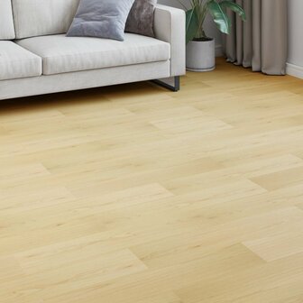 Laminaatvloer Zacht Beige 101 x 20 x 0,8 cm 15 st Bewerkt hout 1