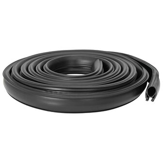 Garage Deurafsluiting Zwart 41 x 33 mm 4,5 m PVC 2