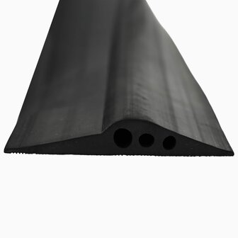 Drempelprofiel voor garagedeur Zwart 78 x 14 mm 2 m EPDM-rubber 3