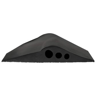 Drempelprofiel voor garagedeur Zwart 75 x 12 mm 5 m EPDM-rubber 3