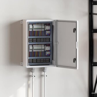Groepenkast Grijs 47 x 20 x 50 cm ABS Kunststof 1