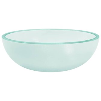 Wasbak 35x12 cm gehard glas mat 2