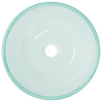 Wasbak 35x12 cm gehard glas mat 3