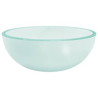 Wasbak 30x12 cm gehard glas mat 2