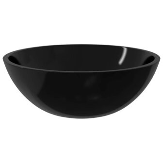 Wasbak 50x37x14 cm glas zwart 4