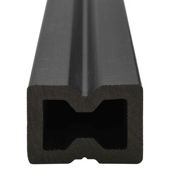 Terrasplank 48 st Zwart WPC 7