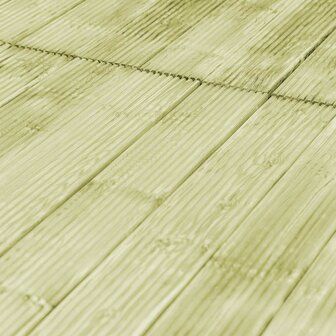 Terrasplank 8 st Groen ge&iuml;mpregneerd 1,16 m&sup2; 4