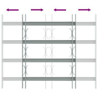 Raamhekwerk met 4 kruisbalken 3 st 6