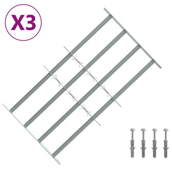 Raamhekwerk met 4 kruisbalken 3 st 2