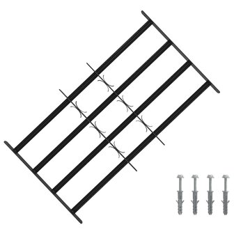 Raamhekwerk met 4 kruisbalken 3 st 63-114 cm 1