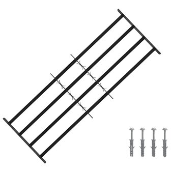 Raamhekwerk met 4 kruisbalken 3 st 93-174 cm 1