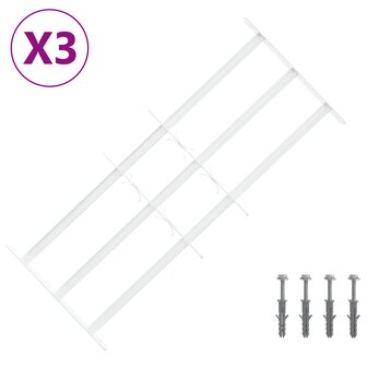 Raamhekwerk met 3 kruislijsten 3 st 2