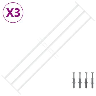 Raamhekwerk met 3 kruislijsten 3 st 2