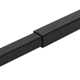 Verstelbare raamveiligheidsbalk 3 st 710 -1200 mm Staal Zwart 4