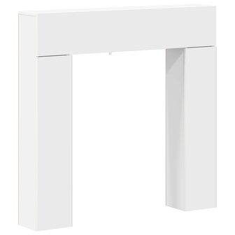 Haardombouw Wit 102 x 18 x 100,5 cm Bewerkt hout 2