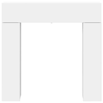 Haardombouw Wit 102 x 18 x 100,5 cm Bewerkt hout 6
