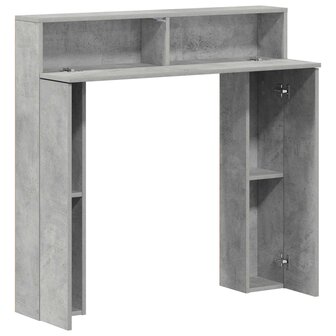 Haardombouw Betongrijs 102 x 18 x 100,5 cm Bewerkt hout 5