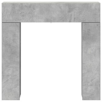 Haardombouw Betongrijs 102 x 18 x 100,5 cm Bewerkt hout 6