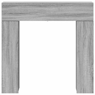 Haardombouw Grijs Sonoma 102 x 18 x 100,5 cm Bewerkt hout 6