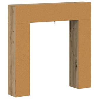 Haardombouw Artisanaal eiken 102 x 18 x 100,5 cm 8