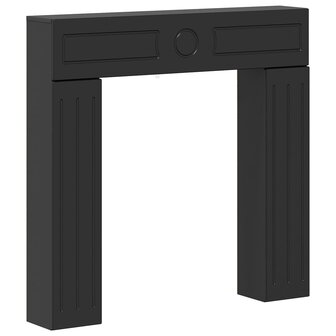 Haardombouw Zwart 102 x 18 x 100,5 cm Bewerkt hout 2