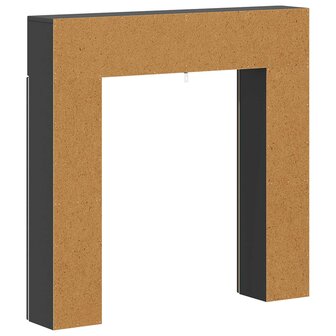 Haardombouw Zwart 102 x 18 x 100,5 cm Bewerkt hout 8