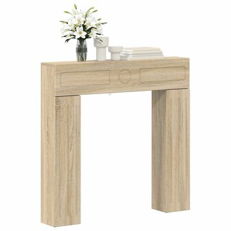 Haardombouw Sonoma Eiken 102 x 18 x 100,5 cm Bewerkt hout 3