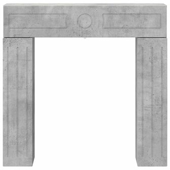 Haardombouw Betongrijs 102 x 18 x 100,5 cm Bewerkt hout 6