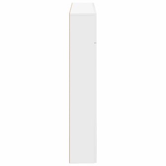 Haardombouw Hoogglans Wit 102 x 18 x 100,5 cm Bewerkt hout 7