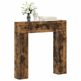 Haardombouw Gerookt eiken 102 x 18 x 100,5 cm Bewerkt hout 3